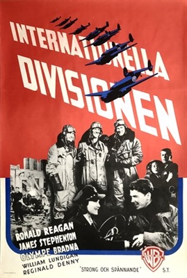 International Squadron Wooden Framed Poster