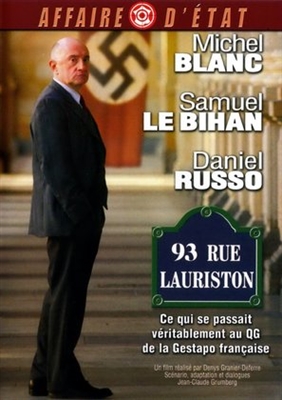 93, rue Lauriston poster