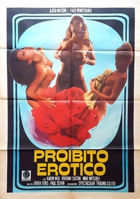 Proibito erotico Wooden Framed Poster