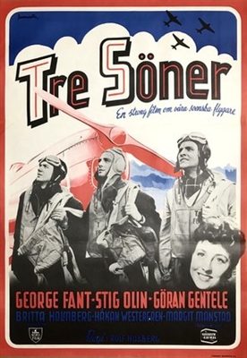 Tre söner gick till flyget Poster 1537369