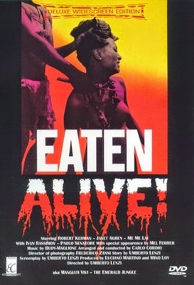 Mangiati vivi! Wooden Framed Poster