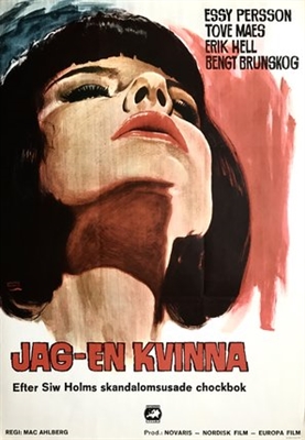 Jag - en kvinna Metal Framed Poster