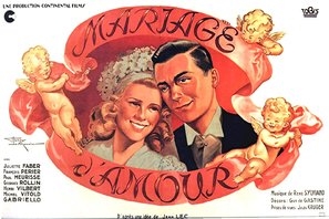 Mariage d'amour Canvas Poster