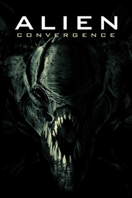 Alien Convergence Wooden Framed Poster