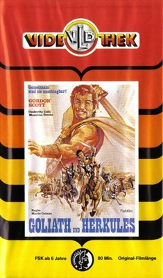 Goliath e la schiava ribelle Metal Framed Poster