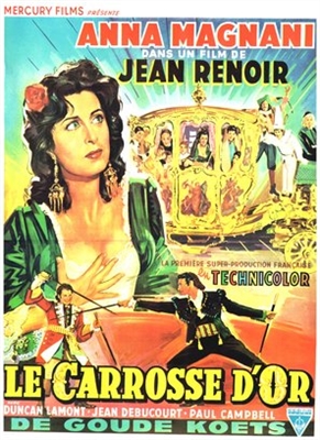 Le carrosse d'or Poster with Hanger
