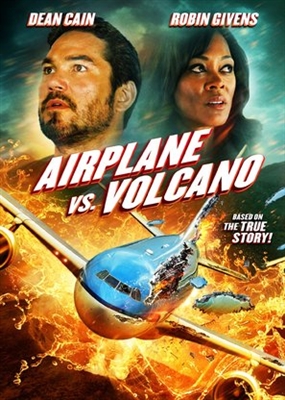Airplane vs Volcano tote bag #