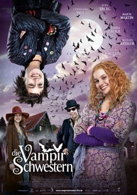 Die Vampirschwestern Wooden Framed Poster