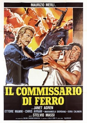 Il commissario di ferro Poster with Hanger