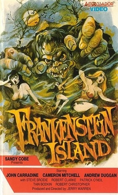 Frankenstein Island Poster with Hanger