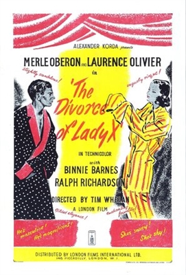 The Divorce of Lady X Poster with Hanger