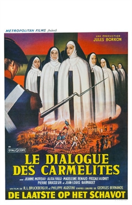 Le dialogue des Carmélites Canvas Poster