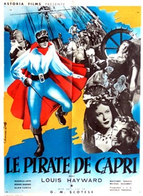 I pirati di Capri Wooden Framed Poster