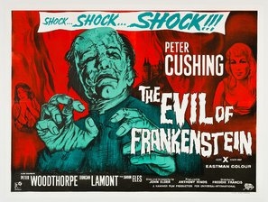 The Evil of Frankenstein Wood Print
