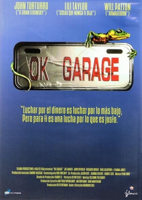 O.K. Garage Wooden Framed Poster