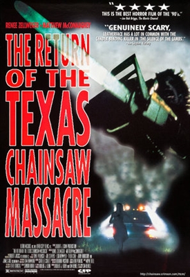 The Return of the Texas Chainsaw Massacre Wooden Framed Poster