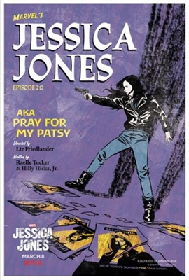 Jessica Jones Wooden Framed Poster