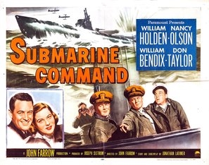 Submarine Command Wooden Framed Poster