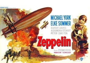 Zeppelin Wooden Framed Poster