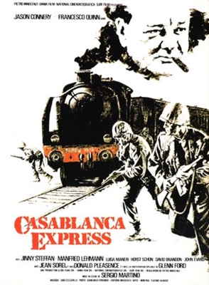 Casablanca Express Wooden Framed Poster