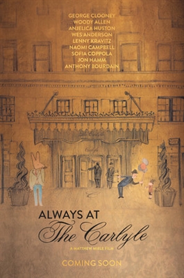 Always at The Carlyle Canvas Poster