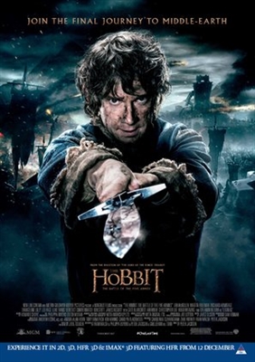The Hobbit: The Battle of the Five Armies Poster with Hanger