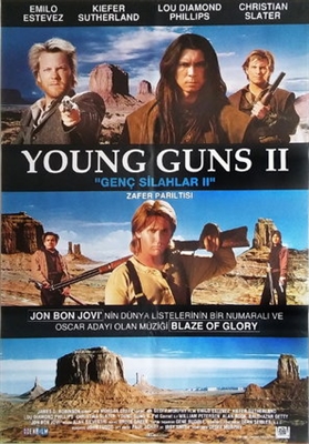 Young Guns 2 Wooden Framed Poster