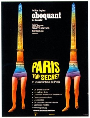 Paris top secret Canvas Poster