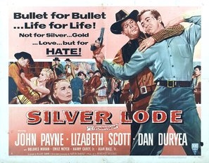 Silver Lode Poster with Hanger