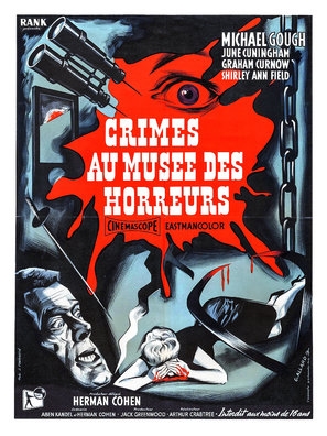 Horrors of the Black Museum Poster with Hanger