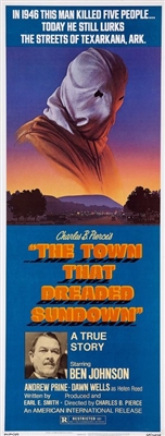 The Town That Dreaded Sundown Poster with Hanger