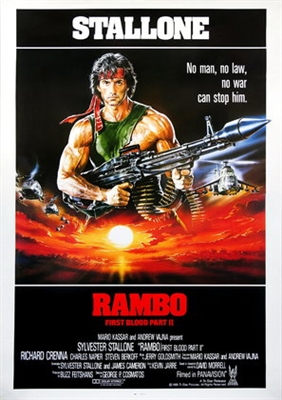 Rambo First Blood Part Ii Movie Poster Movieposters2 Com