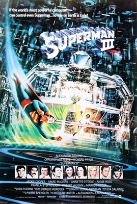 Superman III Wooden Framed Poster