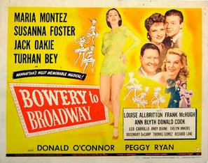Bowery to Broadway poster