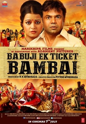 Babuji Ek Ticket Bambai Metal Framed Poster