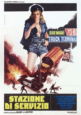 Truck Stop Women Metal Framed Poster