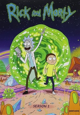 Rick and Morty Wooden Framed Poster