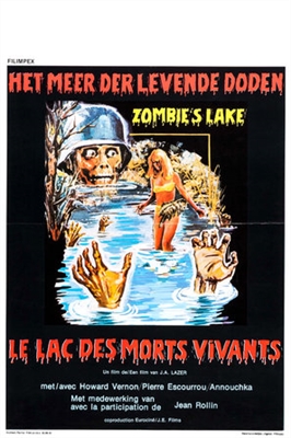 Le lac des morts vivants Metal Framed Poster