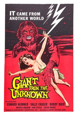 Giant from the Unknown Metal Framed Poster