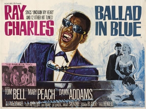 Ballad in Blue Wooden Framed Poster