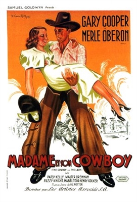 The Cowboy and the Lady Metal Framed Poster