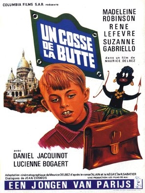 Un gosse de la butte Poster with Hanger