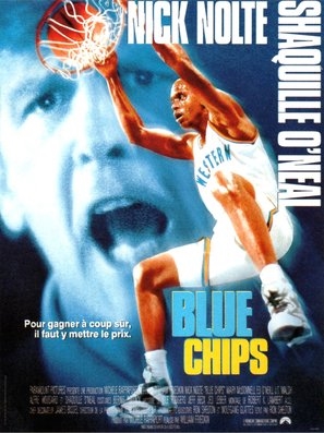 Blue Chips Wooden Framed Poster