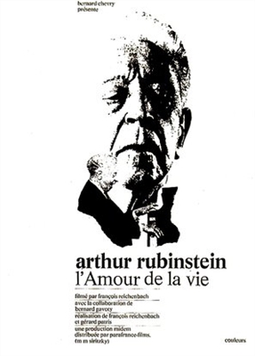 L'amour de la vie - Artur Rubinstein poster