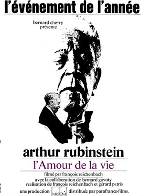 L'amour de la vie - Artur Rubinstein Poster with Hanger