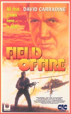 Field of Fire Wooden Framed Poster