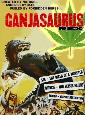 Ganjasaurus Rex tote bag #