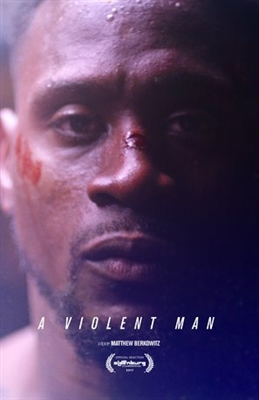 A Violent Man Wooden Framed Poster