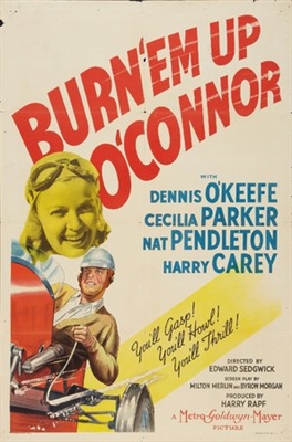 Burn 'Em Up O'Connor Wood Print