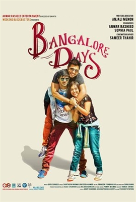 Bangalore Days  Poster 1554503